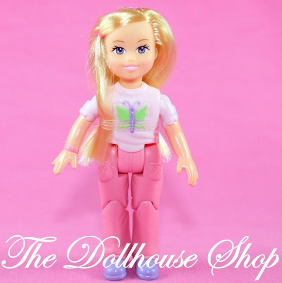 Fisher Price Loving Family Dollhouse Blonde Little Girl Sister sibling Doll-Toys & Hobbies:Preschool Toys & Pretend Play:Fisher-Price:1963-Now:Dollhouses-Fisher-Price-Blonde Hair, Dollhouse, Dolls, Fisher Price, Girl Dolls, Loving Family, Used-The Dollhouse Shop