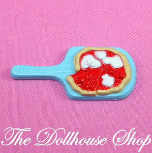 Fisher Price Loving Family Dollhouse Blue Pizza oven Paddle Doll Kitchen Food-Toys & Hobbies:Preschool Toys & Pretend Play:Fisher-Price:1963-Now:Dollhouses-Fisher-Price-Dollhouse, Fisher Price, Kitchen, Loving Family, Outdoor Furniture, Used-The Dollhouse Shop