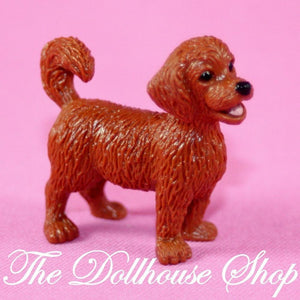 Fisher Price Loving Family Dollhouse Brown Pet Puppy Dog Animal Doggy-Toys & Hobbies:Preschool Toys & Pretend Play:Fisher-Price:1963-Now:Dollhouses-Fisher-Price-Animals & Pets, Backyard Fun, Dollhouse, Fisher Price, Loving Family, Used-The Dollhouse Shop