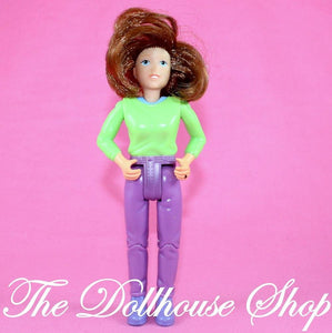 Fisher Price Loving Family Dollhouse Brunette Mom Mother Brown Hair Doll People-Toys & Hobbies:Preschool Toys & Pretend Play:Fisher-Price:1963-Now:Dollhouses-Fisher-Price-Brown Hair, Dollhouse, Dolls, Fisher Price, Loving Family, Mother, Used-The Dollhouse Shop
