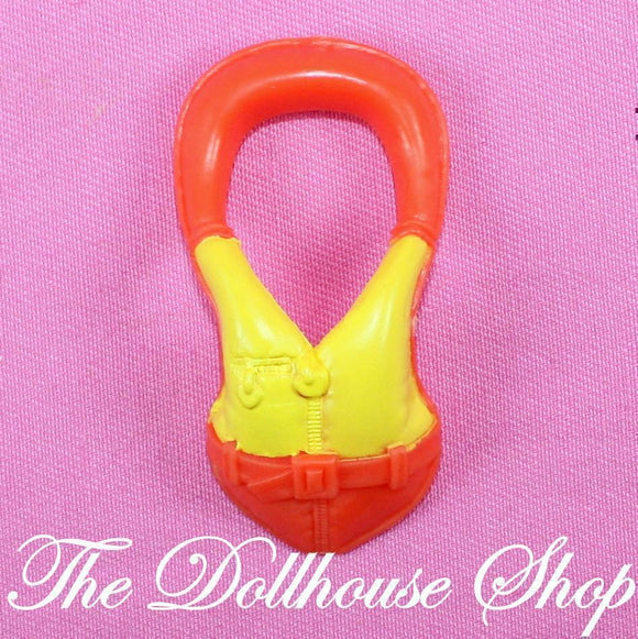 Fisher Price Loving Family Dollhouse Child Doll's Life Preserver Jacket Camping-Toys & Hobbies:Preschool Toys & Pretend Play:Fisher-Price:1963-Now:Dollhouses-Fisher-Price-Backyard Fun, Camping Sets, Dollhouse, Fisher Price, Loving Family, Outdoor Furniture, Used-The Dollhouse Shop