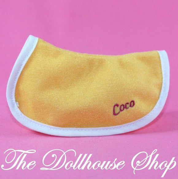 Fisher Price Loving Family Dollhouse Coco Horse Pony Stable Yellow Blanket-Toys & Hobbies:Preschool Toys & Pretend Play:Fisher-Price:1963-Now:Dollhouses-Fisher-Price-Animal & Pet Accessories, Dollhouse, Fisher Price, Home & Stable, Horses & Stables, Loving Family, Sweet Expressions Stable, Used, Yellow-The Dollhouse Shop