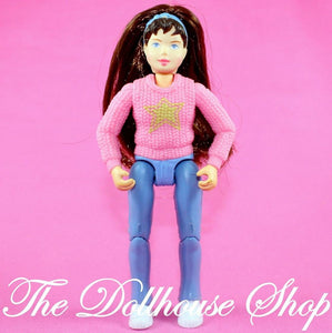 Fisher Price Loving Family Dollhouse Doll Brown Hair Sally Girl Horse Rider Teen-Toys & Hobbies:Preschool Toys & Pretend Play:Fisher-Price:1963-Now:Dollhouses-Fisher Price-Brown Hair, Camping Sets, Dollhouse, Dolls, Fisher Price, Girl Dolls, Horse Rider, Loving Family, Used-The Dollhouse Shop