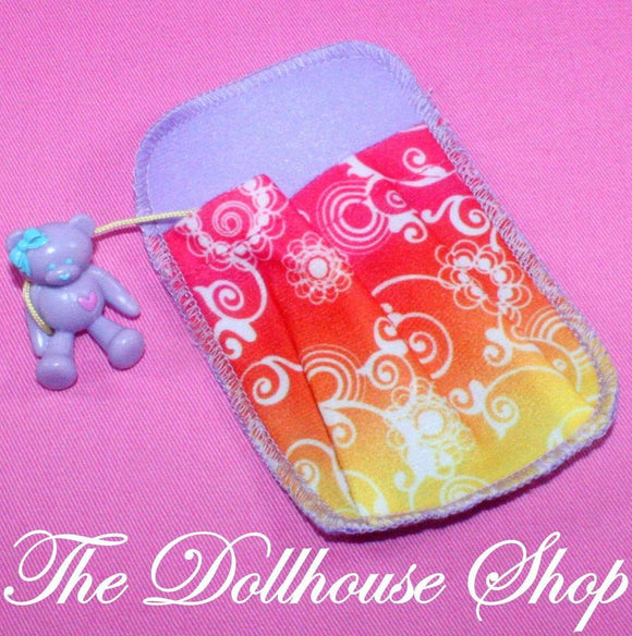 Fisher Price Loving Family Dollhouse Doll's Purple Sleeping Bag-Toys & Hobbies:Preschool Toys & Pretend Play:Fisher-Price:1963-Now:Dollhouses-Fisher-Price-Blankets & Rugs,Camping Sets,Dollhouse,Fisher Price,Grand Mansion,Hidden Rooms Dollhouse,Kids Bedroom,Loving Family,Purple,Used-The Dollhouse Shop