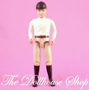 Fisher Price Loving Family Dollhouse English Style Horse Rider Dad Doll Steve-Toys & Hobbies:Preschool Toys & Pretend Play:Fisher-Price:1963-Now:Dollhouses-Fisher-Price-Dollhouse,Dolls,English Style Riders,Father,Fisher Price,Horse Rider,Loving Family,Used-The Dollhouse Shop