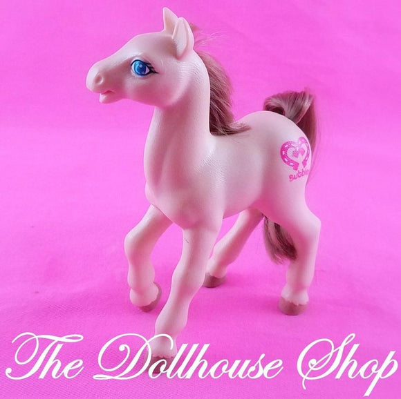 Fisher Price Loving Family Dollhouse Friendship Ponies Bubbles Horse Pony Stable-Toys & Hobbies:Preschool Toys & Pretend Play:Fisher-Price:1963-Now:Dollhouses-The Dollhouse Shop-Dollhouse,Fisher Price,Friendship Ponies,Horses & Stables,Loving Family,Sweet Expressions Stable,Used-The Dollhouse Shop