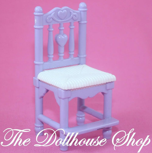 Fisher Price Loving Family Dollhouse Kid Doll High Chair Nursery Sweet Sounds-Toys & Hobbies:Preschool Toys & Pretend Play:Fisher-Price:1963-Now:Dollhouses-Fisher-Price-Dining Room, Dollhouse, Fisher Price, Kitchen, Loving Family, Purple, Sweet Sounds, Used-The Dollhouse Shop