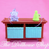 Fisher Price Loving Family Dollhouse Living Room Brown Coffee Table Drawers-Toys & Hobbies:Preschool Toys & Pretend Play:Fisher-Price:1963-Now:Dollhouses-Fisher-Price-Brown,Dollhouse,Fisher Price,Lamps & Coffee Tables,Living Room,Loving Family,Nursery Room,Playroom,Used-The Dollhouse Shop