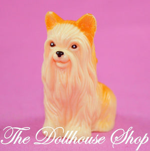 Fisher Price Loving Family Dollhouse Orange Pet Terrier Puppy Dog Doggy Pup-Toys & Hobbies:Preschool Toys & Pretend Play:Fisher-Price:1963-Now:Dollhouses-Fisher-Price-Animals & Pets, Dollhouse, Fisher Price, Loving Family, Used-The Dollhouse Shop