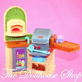 Fisher Price Loving Family Dollhouse Outdoor Doll Barbecue BBQ Grill-Toys & Hobbies:Preschool Toys & Pretend Play:Fisher-Price:1963-Now:Dollhouses-Fisher-Price-Backyard Fun, Dollhouse, Fisher Price, Loving Family, Outdoor Furniture, Used-The Dollhouse Shop