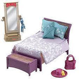 Fisher Price Loving Family Dollhouse Parents Bedroom Bed Mirror Pillows-Toys & Hobbies:Preschool Toys & Pretend Play:Fisher-Price:1963-Now:Dollhouses-Fisher-Price-Bedroom, Doll Dress Ups, Dollhouse, Fisher Price, Loving Family, New, New Boxed Sets, Parents Bedroom, Pillows-746775085094-The Dollhouse Shop