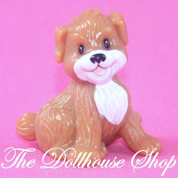Fisher Price Loving Family Dollhouse Playtime Pet Puppy Dog Doggy Animal-Toys & Hobbies:Preschool Toys & Pretend Play:Fisher-Price:1963-Now:Dollhouses-Fisher-Price-Animals & Pets, Brown, Dollhouse, Fisher Price, Loving Family, Used-The Dollhouse Shop