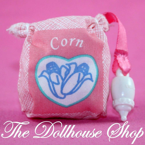 Fisher Price Loving Family Dollhouse Rose's Horse Pony Food Feed Corn Bag Bottle-Toys & Hobbies:Preschool Toys & Pretend Play:Fisher-Price:1963-Now:Dollhouses-Fisher-Price-Animal & Pet Accessories,Dollhouse,Fisher Price,Home & Stable,Horses & Stables,Loving Family,Sweet Expressions Stable,Used-The Dollhouse Shop