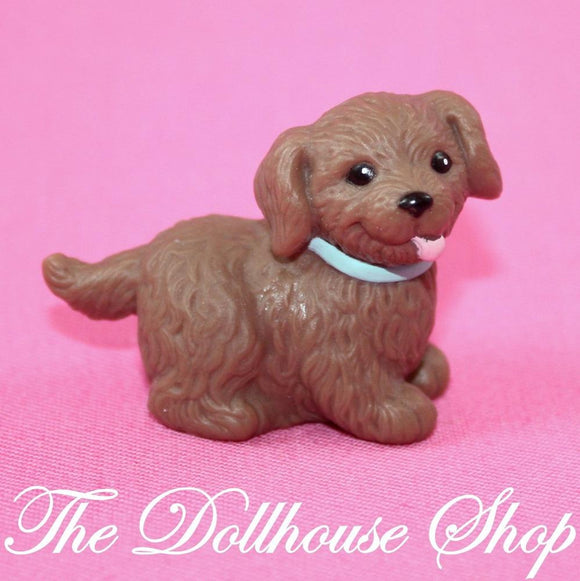 Fisher Price Loving Family Dollhouse Small Brown Pet Puppy Dog Doggy animal-Toys & Hobbies:Preschool Toys & Pretend Play:Fisher-Price:1963-Now:Dollhouses-Fisher-Price-Animals & Pets, Backyard Fun, Brown, Dollhouse, Fisher Price, Loving Family, Twin Time, Used-The Dollhouse Shop