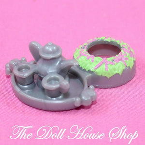 Fisher Price Loving Family Dollhouse Tea for Two Dining Table Centerpiece-Toys & Hobbies:Preschool Toys & Pretend Play:Fisher-Price:1963-Now:Dollhouses-Fisher-Price-Brown,Christmas,Dining Room,Dollhouse,Fisher Price,Kitchen,Loving Family,Replacement Parts,Tables,Used-The Dollhouse Shop