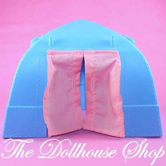 Fisher Price Loving Family Dream Dollhouse Blue Camping Tent Camp Site-Toys & Hobbies:Preschool Toys & Pretend Play:Fisher-Price:1963-Now:Dollhouses-Fisher-Price-Backyard Fun,Blue,Camping Sets,Dollhouse,Dream Dollhouse,Fisher Price,Loving Family,Outdoor Furniture,Used-The Dollhouse Shop