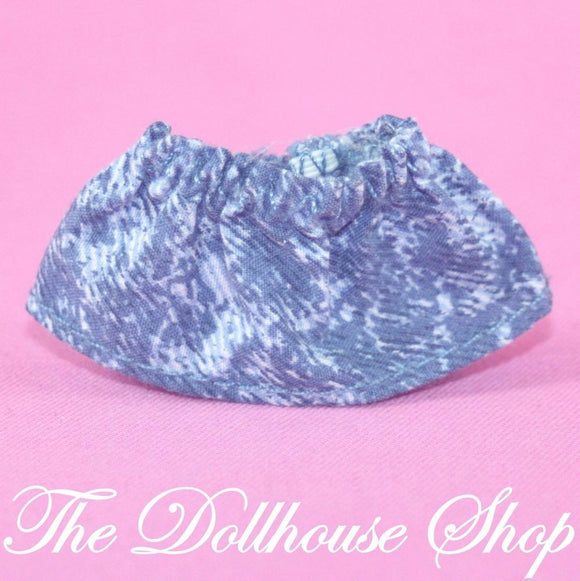 Fisher Price Loving Family Dream Dollhouse Blue Denim look Dolls Skirt Dress Up-Toys & Hobbies:Preschool Toys & Pretend Play:Fisher-Price:1963-Now:Dollhouses-Fisher-Price-Doll Dress Ups,Dollhouse,Dream Dollhouse,Fisher Price,Kids Bedroom,Loving Family,Used-The Dollhouse Shop