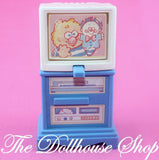 Fisher Price Loving Family Dream Dollhouse Blue Flip TV Television 3 Channels-Toys & Hobbies:Preschool Toys & Pretend Play:Fisher-Price:1963-Now:Dollhouses-Fisher-Price-Dollhouse, Dream Dollhouse, Fisher Price, Living Room, Loving Family, Used-The Dollhouse Shop