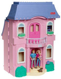 Fisher Price Loving Family Dream Dollhouse Blue Single Baby Doll Swing-Toys & Hobbies:Preschool Toys & Pretend Play:Fisher-Price:1963-Now:Dollhouses-Fisher-Price-Dollhouse,Dream Dollhouse,Fisher Price,Loving Family,Used-The Dollhouse Shop