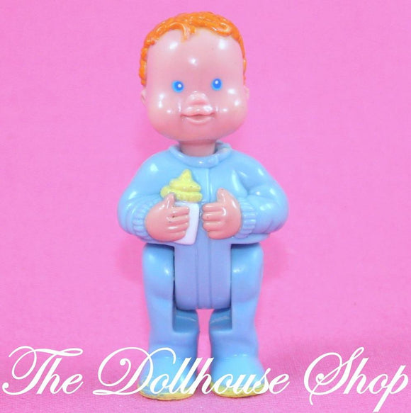 Fisher Price Loving Family Dream Dollhouse Blue baby boy doll nursery People-Toys & Hobbies:Preschool Toys & Pretend Play:Fisher-Price:1963-Now:Dollhouses-Fisher-Price-Baby, Blue, Boy Dolls, Dollhouse, Dolls, Dream Dollhouse, Fisher Price, Loving Family, Twins, Used-The Dollhouse Shop