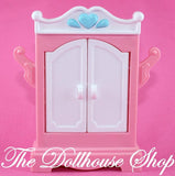 Fisher Price Loving Family Dream Dollhouse Doll Bedroom Wardrobe Closet Pink-Toys & Hobbies:Preschool Toys & Pretend Play:Fisher-Price:1963-Now:Dollhouses-Fisher-Price-Bedroom, Dollhouse, Dream Dollhouse, Fisher Price, Kids Bedroom, Loving Family, Pink, Used-The Dollhouse Shop