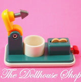 Fisher Price Loving Family Dream Dollhouse Doll Kitchen Green Mixer Toaster Blender-Toys & Hobbies:Preschool Toys & Pretend Play:Fisher-Price:1963-Now:Dollhouses-Fisher-Price-Dollhouse, Dream Dollhouse, Fisher Price, Food Accessories, Kitchen, Loving Family, Used-The Dollhouse Shop