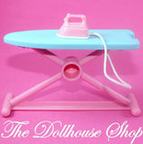 Fisher Price Loving Family Dream Dollhouse Doll Laundry Blue Ironing Board Iron-Toys & Hobbies:Preschool Toys & Pretend Play:Fisher-Price:1963-Now:Dollhouses-Fisher-Price-Dollhouse, Dream Dollhouse, Fisher Price, Laundry Room, Loving Family, Used-The Dollhouse Shop