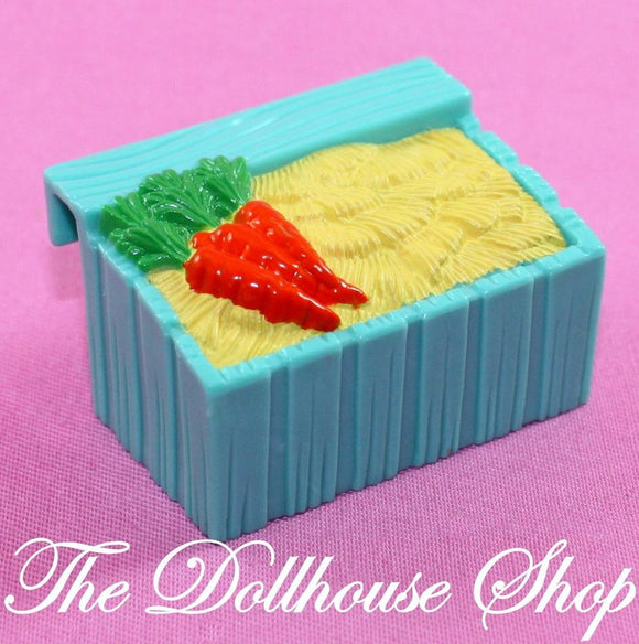 Fisher Price Loving Family Dream Dollhouse Feed Trough Food Horse Pony Stable-Toys & Hobbies:Preschool Toys & Pretend Play:Fisher-Price:1963-Now:Dollhouses-Fisher-Price-Blue, Dollhouse, Dream Dollhouse, Fisher Price, Horses & Stables, Loving Family, Used-The Dollhouse Shop