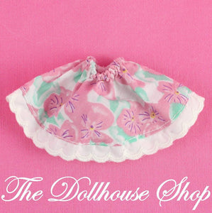 Fisher Price Loving Family Dream Dollhouse Floral Doll Skirt Dress Up Mom Grandma-Toys & Hobbies:Preschool Toys & Pretend Play:Fisher-Price:1963-Now:Dollhouses-Fisher-Price-Doll Dress Ups, Dollhouse, Dream Dollhouse, Fisher Price, Grandma, Loving Family, Mother, Used-The Dollhouse Shop