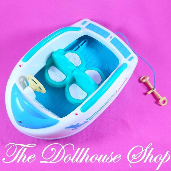 Fisher Price Loving Family Dream Dollhouse Fun at the Lake Water Sports Boat-Toys & Hobbies:Preschool Toys & Pretend Play:Fisher-Price:1963-Now:Dollhouses-Fisher-Price-Backyard Fun, Beach and Boat Sets, Dollhouse, Dream Dollhouse, Fisher Price, Loving Family, Outdoor Furniture, Used-The Dollhouse Shop
