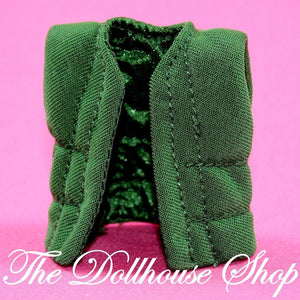 Fisher Price Loving Family Dream Dollhouse Green Dress Up Vest Adult Kid Dolls-Toys & Hobbies:Preschool Toys & Pretend Play:Fisher-Price:1963-Now:Dollhouses-Fisher-Price-Doll Dress Ups, Dollhouse, Fisher Price, Green, Loving Family, Used-The Dollhouse Shop