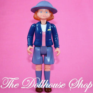 Fisher Price Loving Family Dream Dollhouse Mail Carrier Postal Woman Doll-Toys & Hobbies:Preschool Toys & Pretend Play:Fisher-Price:1963-Now:Dollhouses-Fisher-Price-Dollhouse, Dolls, Dream Dollhouse, Fisher Price, Loving Family, Mail Carrier Set, Used-The Dollhouse Shop