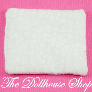 Fisher Price Loving Family Dream Dollhouse Parents Bedroom Bed Pillow-Toys & Hobbies:Preschool Toys & Pretend Play:Fisher-Price:1963-Now:Dollhouses-Fisher-Price-Bedroom, Dollhouse, Dream Dollhouse, Fisher Price, Loving Family, Parents Bedroom, Pillows, Used, White-The Dollhouse Shop
