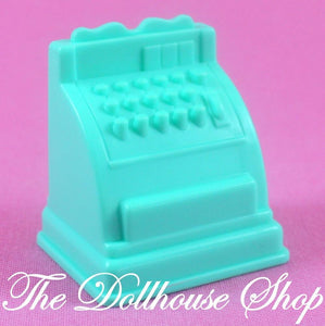 Fisher Price Loving Family Dream Dollhouse Teal Pet Dress Shop Cash Register-Toys & Hobbies:Preschool Toys & Pretend Play:Fisher-Price:1963-Now:Dollhouses-Fisher-Price-Dollhouse,Dream Dollhouse,Dress Shop and Pet Shop Set,Fisher Price,Loving Family,Playroom,Used-The Dollhouse Shop