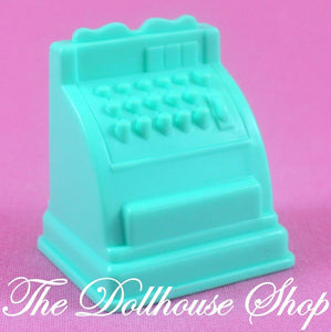 Fisher Price Loving Family Dream Dollhouse Teal Pet Dress Shop Cash Register-Toys & Hobbies:Preschool Toys & Pretend Play:Fisher-Price:1963-Now:Dollhouses-Fisher-Price-Dollhouse, Dream Dollhouse, Dress Shop and Pet Shop Set, Fisher Price, Loving Family, Playroom, Used-The Dollhouse Shop