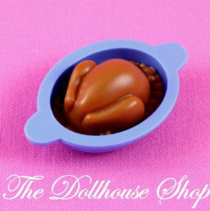 Fisher Price Loving Family Dream Dollhouse Thanksgiving Turkey Chicken Food Pot-Toys & Hobbies:Preschool Toys & Pretend Play:Fisher-Price:1963-Now:Dollhouses-Fisher-Price-Christmas, Dollhouse, Dream Dollhouse, Fisher Price, Food Accessories, Holidays & Seasonal, Kitchen, Loving Family, Used-The Dollhouse Shop