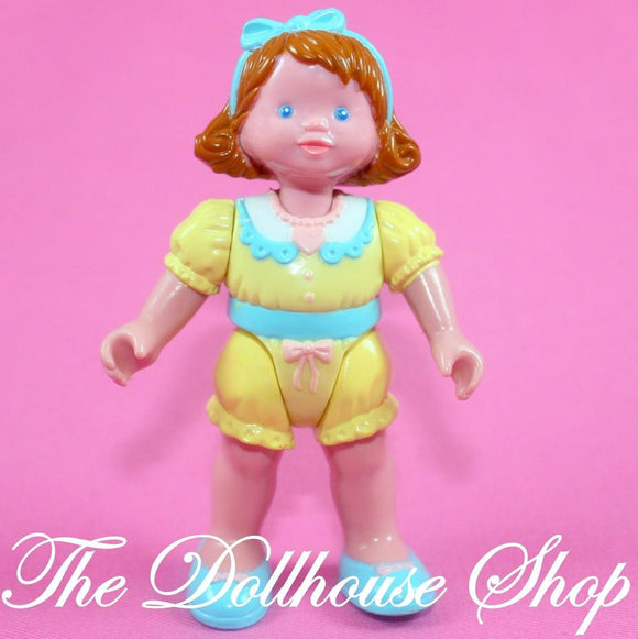 Fisher Price Loving Family Dream Dollhouse Yellow Birthday Party Girl Doll-Toys & Hobbies:Preschool Toys & Pretend Play:Fisher-Price:1963-Now:Dollhouses-Fisher-Price-Birthday Party Set, Dollhouse, Dolls, Dream Dollhouse, Fisher Price, Girl Dolls, Loving Family, Used, Yellow-The Dollhouse Shop