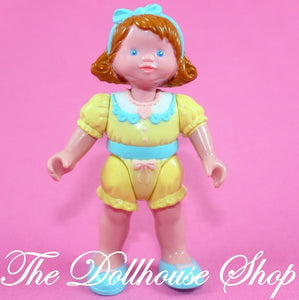 Fisher Price Loving Family Dream Dollhouse Yellow Birthday Party Girl Doll-Toys & Hobbies:Preschool Toys & Pretend Play:Fisher-Price:1963-Now:Dollhouses-Fisher-Price-Birthday Party Set,Dollhouse,Dolls,Dream Dollhouse,Fisher Price,Girl Dolls,Loving Family,Used,Yellow-The Dollhouse Shop