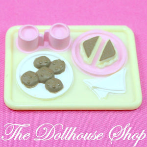 Fisher Price Loving Family Dream Dollhouse Yellow Milk Cookies Kitchen Food Tray-Toys & Hobbies:Preschool Toys & Pretend Play:Fisher-Price:1963-Now:Dollhouses-Fisher-Price-Dollhouse, Dream Dollhouse, Fisher Price, Food Accessories, Kitchen, Loving Family, Used, Yellow-The Dollhouse Shop
