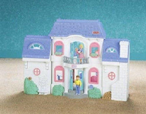 Fisher Price Loving Family Grand Dollhouse Replacement Pink Window Frame Part-Toys & Hobbies:Preschool Toys & Pretend Play:Fisher-Price:1963-Now:Dollhouses-Fisher-Price-Dollhouse,Fisher Price,Loving Family,Plants and Vases,Replacement Parts,Used-The Dollhouse Shop