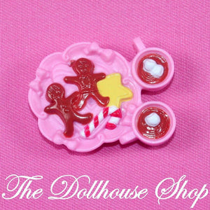 Fisher Price Loving Family Holidays Dollhouse Christmas Food Cookies Cocoa-Toys & Hobbies:Preschool Toys & Pretend Play:Fisher-Price:1963-Now:Dollhouses-Fisher-Price-Christmas,Dining Room,Dollhouse,Fisher Price,Food Accessories,Holidays & Seasonal,Home for the Holidays Dollhouse,Kitchen,Loving Family,Pink,Used-The Dollhouse Shop