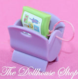 Fisher Price Loving Family New Additions Dollhouse Magazine Book Rack Teen Room-Toys & Hobbies:Preschool Toys & Pretend Play:Fisher-Price:1963-Now:Dollhouses-Fisher-Price-Dollhouse,Fisher Price,Kids Bedroom,Living Room,Loving Family,New Additions Dollhouse,Nursery Room,Used-The Dollhouse Shop