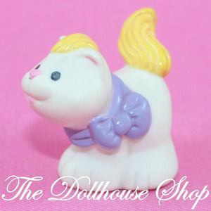 Fisher Price Loving Family Once Upon A Dream Dollhouse Pet Kitten Kitty Cat-Toys & Hobbies:Preschool Toys & Pretend Play:Fisher-Price:1963-Now:Dollhouses-Fisher-Price-Animals & Pets,Dollhouse,Dream Dollhouse,Fisher Price,Loving Family,Once Upon a Dream Castle,Used,White-The Dollhouse Shop