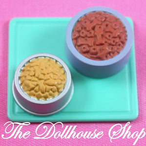 Fisher Price Loving Family Special Edition DollHouse Pet Cat Dog Food Bowl-Toys & Hobbies:Preschool Toys & Pretend Play:Fisher-Price:1963-Now:Dollhouses-Fisher-Price-Animal & Pet Accessories,Backyard Fun,Dollhouse,Fisher Price,Loving Family,Special Edition Townhouse,Used-The Dollhouse Shop