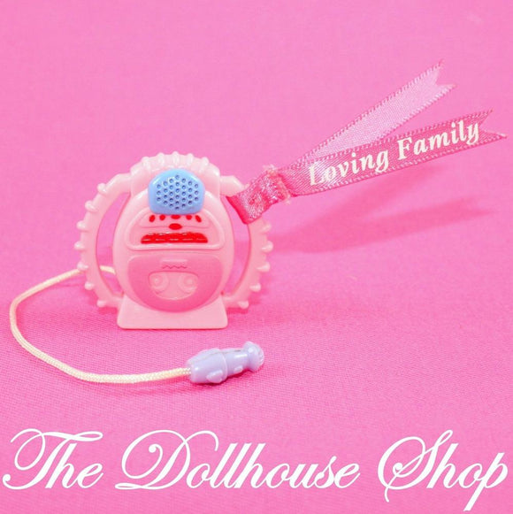 Fisher Price Loving Family Sweet Sounds Dollhouse Pink Karaoke Doll Stereo Radio-Toys & Hobbies:Preschool Toys & Pretend Play:Fisher-Price:1963-Now:Dollhouses-Fisher-Price-Dollhouse, Fisher Price, Kids Bedroom, Loving Family, Sweet Sounds, Used-The Dollhouse Shop