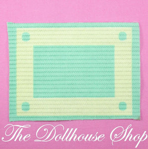 Fisher Price Loving Family Townhouse Dollhouse Floor Rug Living Room Carpet Mat-Toys & Hobbies:Preschool Toys & Pretend Play:Fisher-Price:1963-Now:Dollhouses-Fisher-Price-Bedroom,Blankets & Rugs,Dollhouse,Dream Dollhouse,Fisher Price,Living Room,Loving Family,Special Edition Townhouse,Used-The Dollhouse Shop