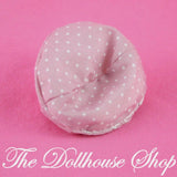 Fisher Price Loving Family Townhouse Dollhouse Pink White Dots Bean Bag Chair-Toys & Hobbies:Preschool Toys & Pretend Play:Fisher-Price:1963-Now:Dollhouses-Fisher-Price-Dollhouse,Fisher Price,Kids Bedroom,Living Room,Loving Family,Special Edition Townhouse,Used-The Dollhouse Shop