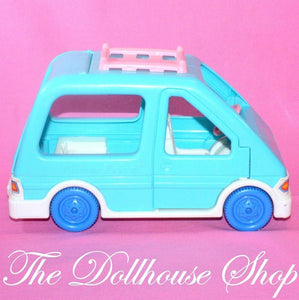 Fisher price Loving Family Dream Dollhouse Blue Minivan Van SUV Doll Car Truck-Toys & Hobbies:Preschool Toys & Pretend Play:Fisher-Price:1963-Now:Dollhouses-Fisher-Price-Blue, Camping Sets, Cars Vans & Campers, Dollhouse, Dream Dollhouse, Fisher Price, Loving Family, Outdoor Furniture, Used-The Dollhouse Shop