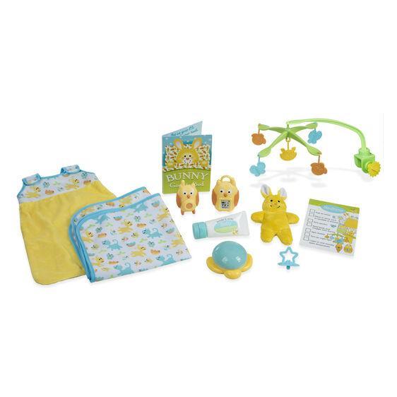 Melissa and Doug Mine to Love Bedtime Playset-Dolls & Bears:Dolls-Melissa & Doug-15 inch Doll sets, Baby Doll Accessories, Melissa & Doug, Mine to Love, New, New Boxed Sets-000772317092-The Dollhouse Shop