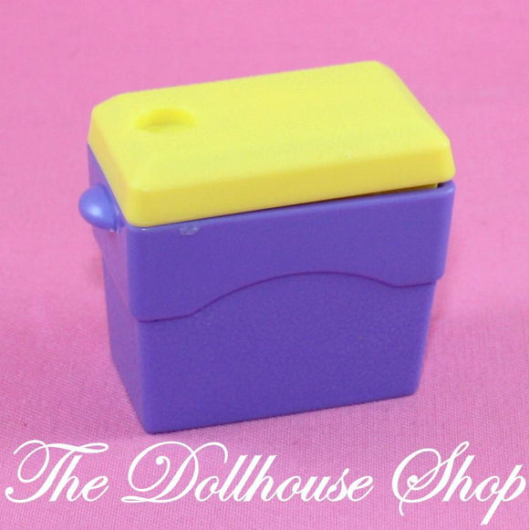 NEW Fisher Price Loving Family Dollhouse Camping Cooler Ice Chest Picnic Food-Toys & Hobbies:Preschool Toys & Pretend Play:Fisher-Price:1963-Now:Dollhouses-Fisher-Price-Backyard Fun, Camping Sets, Dollhouse, Fisher Price, Food Accessories, Kitchen, Loving Family, New, Outdoor Furniture, Purple-The Dollhouse Shop